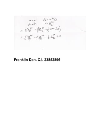 Franklin Dan. C.I. 23852896
 