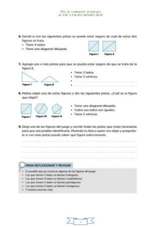 Plan de continuidad pedagógica
4C ESC 6 FELIPE BOERO DE20
2
 