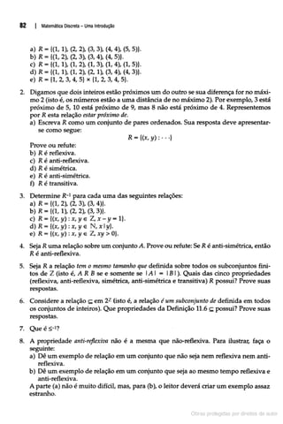 Matematica discreta uma introducao   edward r scheinerman