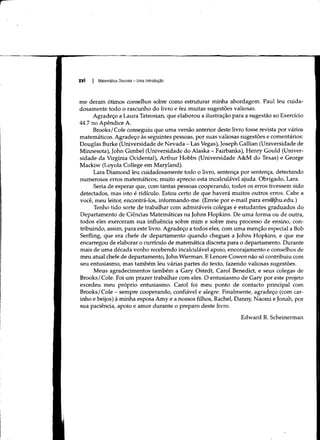 Matematica discreta uma introducao   edward r scheinerman