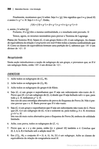 Matematica discreta uma introducao   edward r scheinerman
