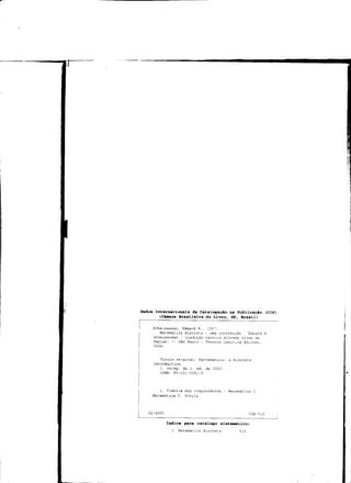 Matematica discreta uma introducao   edward r scheinerman