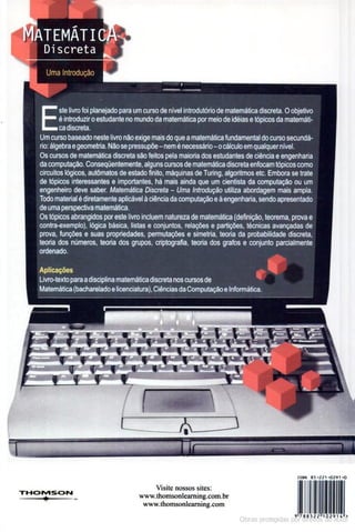 Matematica discreta uma introducao   edward r scheinerman