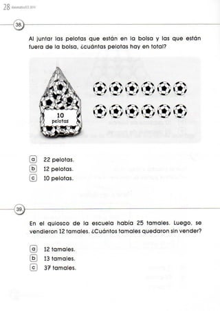 Matematica  ece 2014 2do grado