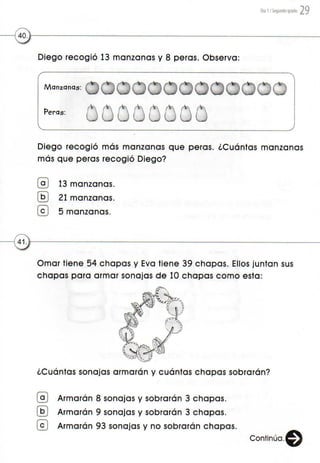 Matematica  ece 2014 2do grado