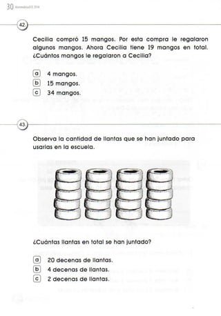Matematica  ece 2014 2do grado