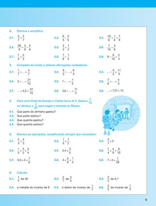 Matematica em ferias_6_ano