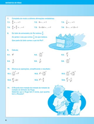 Matematica em ferias_6_ano