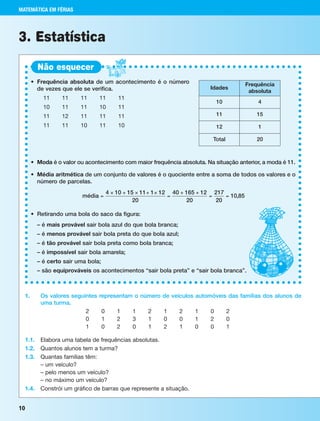 Matematica em ferias_6_ano