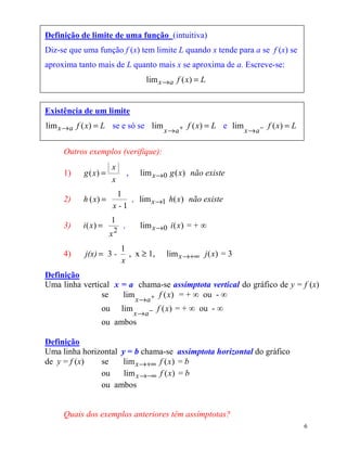 - . ! =
       /           ! 0                  - . -
                                        0 /                   .
8             *                - .                  (                             - .
                               (

                                              →        - .=(


 >8 ?     ! 0 =
     →    - .=(                $                         - .=(                   - .=(
                                                  → +                     → −

                           )            $ *

      .    - .=                              →5    - .    !


     +*   ,- .=                    #         → ,- .      !
                       %

     -*    - .=            #                 →5 - . / A N
                  !


     B.   .) * = % %                   ≥               → +∞ . - . / %

  - ./
F    (                                 (                                   ? *           / - .
                                              - . /AN             N
                                       → +
                                              - . /AN             N
                                   → −


  - ./
F    ( (                       ;        (                                       ? *
   / - .                               → +∞ - . /
                                       → −∞ - . /




     /                                             0                  1
                                                                                          I
 