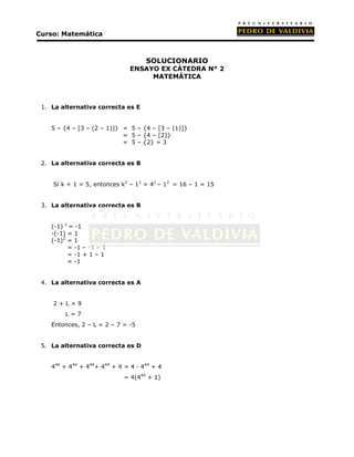 PDV: [Explicación] Matemática N°4