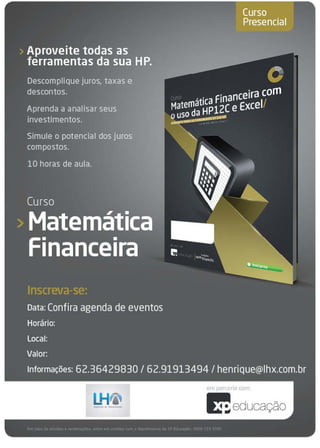 Matemática Financeira com HP12C