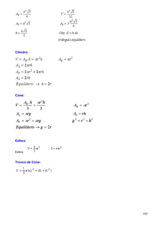 Cilindro:




Cone:




Esfera:


Esfera:


Tronco de Cone:




                  105
 