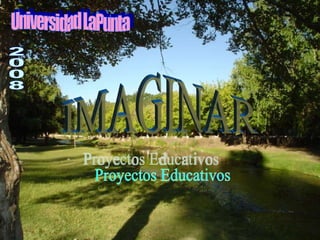 Universidad LaPunta IMAGINAR Proyectos Educativos 2008 