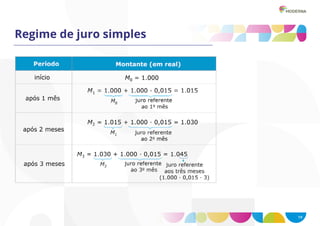 19
Regime de juro simples
 
