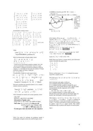 Matematica remember exercicios resolvidos | PDF