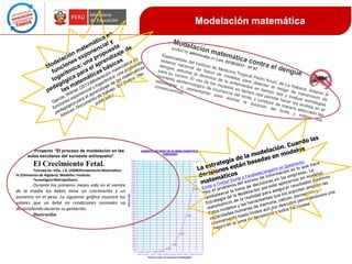 Modelación matemática

Proyecto “El proceso de modelación en las
aulas escolares del suroeste antioqueño”

El Crecimiento Fetal.
Tomada de: Villa, J.A. (2008)Pensamiento Matemático
IV (Elementos de Álgebra). Medellín: Instituto
Tecnológico Metropolitano

Durante los primeros meses vida en el vientre
de la madre los bebés tiene un crecimiento y un
aumento en el peso. La siguiente gráfica muestra los
valores que un bebé en condiciones normales va
desarrollando durante su gestación.
Ilustración

 