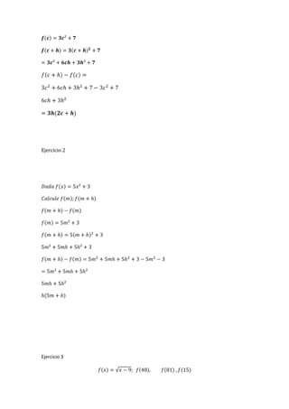 Ejercicio 2
Ejercicio 3
 