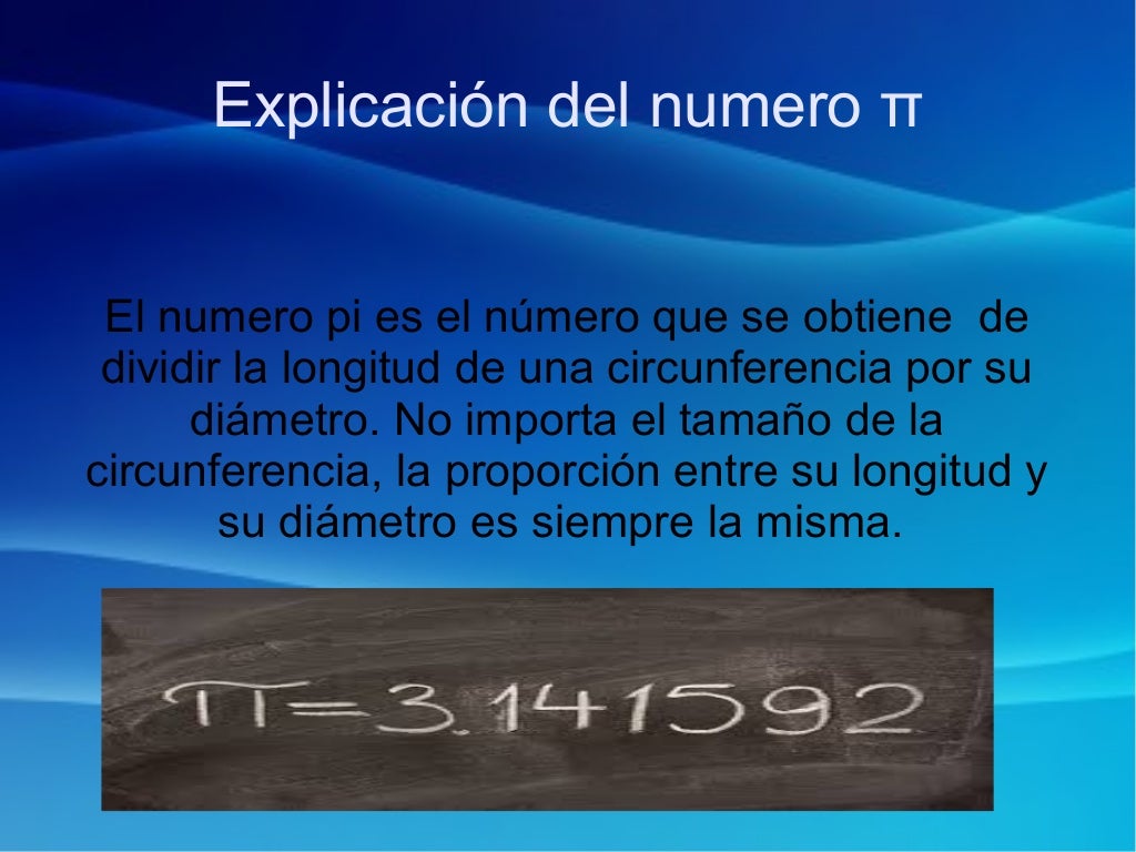 El número Pi El número Pi