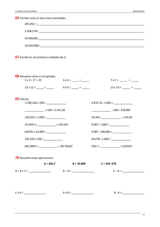 Matematicas 6 de primaria | PDF