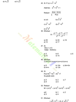 Matematicas 115 problemas resueltos de segundo de secundaria | PDF