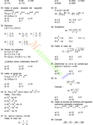 Matematicas 115 problemas resueltos de segundo de secundaria | PDF