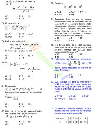 Matematicas 115 problemas resueltos de segundo de secundaria | PDF