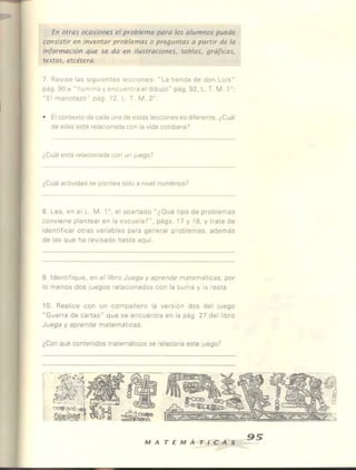 La enseñanza de las matematicas en la escuela primaria.TALLER PARA MAESTROS.primera parte