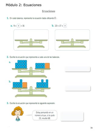 50
Módulo 2: Ecuaciones