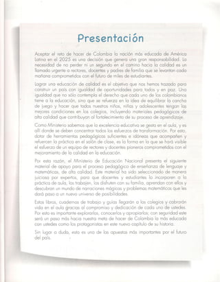 Matematicas 7 vamos a aprender