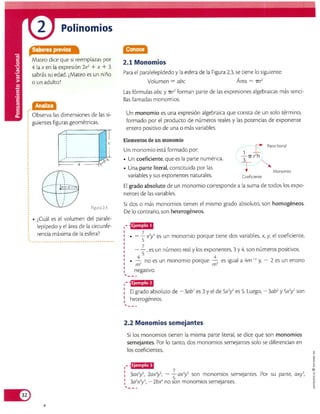 Matematicas 8 vamos a aprender