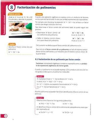 Matematicas 8 vamos a aprender