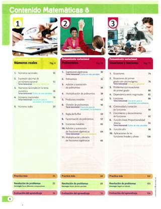 Matematicas 8 vamos a aprender