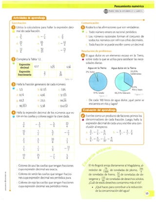 Matematicas 8 vamos a aprender