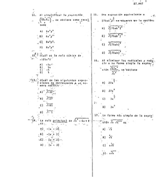 Matematicas ii 4 examen