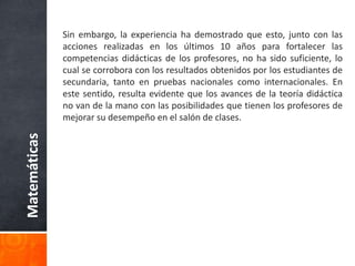 2Comparativa MatemáticasPrograma de estudio 2006