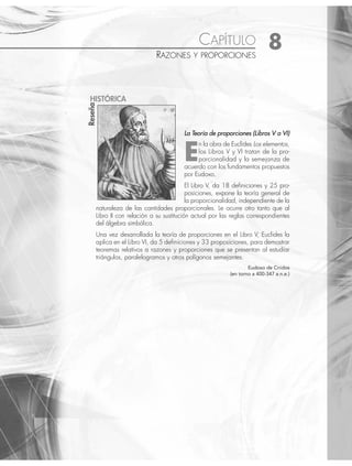 7 CAPÍTULO
MATEMÁTICAS SIMPLIFICADAS
130
EJERCICIO 76
Encuentra el valor de los siguientes logaritmos:
1. log6 31
2. log9 10.81
3. log5 3.625
4. log12 643.3
5. log8 1.86
6. log20 124
7. log13 7.32
8. log15 21.7
9. log3 8.642
10. log2 8 435
⁄Veriﬁca tus resultados en la sección de soluciones correspondiente
www.FreeLibros.org
 