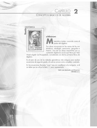 1 CAPÍTULO
MATEMÁTICAS SIMPLIFICADAS
264
(continuación)
Representación gráﬁca:
A
B
x
y
1 2
La representación gráﬁca también se conoce como diagrama sagital.
2 Si A = { 1, 2 } y B = { 2, 3, 4 } y C = { 3, 4, 6 }, halla ( A ∪ B ) × ( B ∩ C )
Solución
Se halla el conjunto solución de las operaciones indicadas y posteriormente se realiza el producto cartesiano:
A B
∪ ={ }
1 2 3 4
, , ,
B C
∩ ={ }
3 4
,
( A ∪ B ) × ( B ∩ C) = 1 3 1 4 2 3 2 4 3 3 3 4 4 3 4
, , , , , , , , , , , , , ,
( ) ( ) ( ) ( ) ( ) ( ) ( ) ,
,4
( )
{ }
3 Si M = { a, b, c }, N = { 1, 2 , 3 } y Q = { x, y }, encuentra M × N × Q
Solución
El producto cartesiano M × N × Q se deﬁne como:
M × N × Q = { (m, n, q) | m ∈M , n ∈N y q ∈Q }
Entonces:
M
a, , x , a, , y , a, , x , a, ,
× × =
( ) ( ) ( )
N Q
1 1 2 2 y , a, , x a, , y
b, , x , b, , y
( ) ( ) ( )
( ) (
3 3
1 1
,
)
) ( ) ( ) ( ) ( )
, b, , x , b, , y , b, , x , b, , y
c
2 2 3 3
,
, , x , c, , y , c, , x , c, , y , c,
1 1 2 2
( ) ( ) ( ) ( ) 3
3 3
, x , c, , y
( ) ( )
⎧
⎨
⎪
⎩
⎪
⎫
⎬
⎪
⎭
⎪
EJERCICIO 19
Dados los siguientes conjuntos:
A = {1, 2, 3}, B = {2, 4} y C = {3, 5, 6}
Realiza los siguientes productos cartesianos y veriﬁca que el resultado del inciso 6 es igual al obtenido en el inciso 7:
1. A × B 6. A × ( B × C )
2. A × C 7. ( A × B ) ×C
3. B × C 8. ( A ∪ B ) × ( A ∩ C )
4. B × A 9. ( A − B ) × C
5. C × B 10. ( A − C ) × ( A ∩ C )
⁄Veriﬁca tus resultados en la sección de soluciones correspondiente
www.FreeLibros.org
 