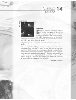 13 CAPÍTULO
MATEMÁTICAS SIMPLIFICADAS
546
Ejemplos
EJEMPLOS
EJERCICIO 138
Graﬁca las siguientes desigualdades lineales:
1. y  6 4. y  3 7. x  − 3 10. 3x − 2y ≤ 0
2. y ≤ − 5 5. x  4 8. x ≥ 4 11. x + y  1
3. y ≥ 4 6. x ≤ − 3 9. 2x − y  3 12.
x y
2 3
1
+ ≥
⁄Veriﬁca tus resultados en la sección de soluciones correspondiente
Sistema de desigualdades lineales con dos variables
El conjunto solución de un sistema de desigualdades es la intersección de las regiones solución de cada desigualdad
lineal.
1 Representa gráﬁcamente el conjunto solución del sistema
y
{y  2
x ≤−1
.
Solución
Se encuentra la región solución de cada desigualdad. La solución es el conjunto de todos los puntos que se encuentren
en la intersección de las regiones.
Y
X X
y  2
x − 1
−4 −3 −2 −1 0 1 2 3 4
4
3
2
1
Y
y  2
4
3
2
1
x − 1
−4 −3 −2 0 1 2 3 4
≤
≤
2 Determina gráﬁcamente el conjunto solución del sistema
y x
x y
≥ −
+ − 
{ 2
1 0
.
Solución
El sistema tiene la forma:
y ≥ x − 2
y  1 − x
Se graﬁca la recta y = x − 2, con línea continua ya que
el signo de la desigualdad indica intervalo cerrado; luego,
se graﬁca la recta y = 1 − x, con una línea punteada, ya que
el signo de la desigualdad indica intervalo abierto.
Se graﬁca la región solución de cada desigualdad y
la intersección de las regiones son todos los puntos que
satisfacen el conjunto solución del sistema.
Gráﬁca
X
−4 −3 −2 −1 0 1 2 3 4 5
Y
y x − 2
x + y − 1  0
4
3
2
1
−1
−2
−3
≥
www.FreeLibros.org
 