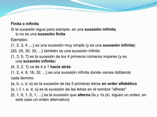 Matematica sucesiones | PPTX