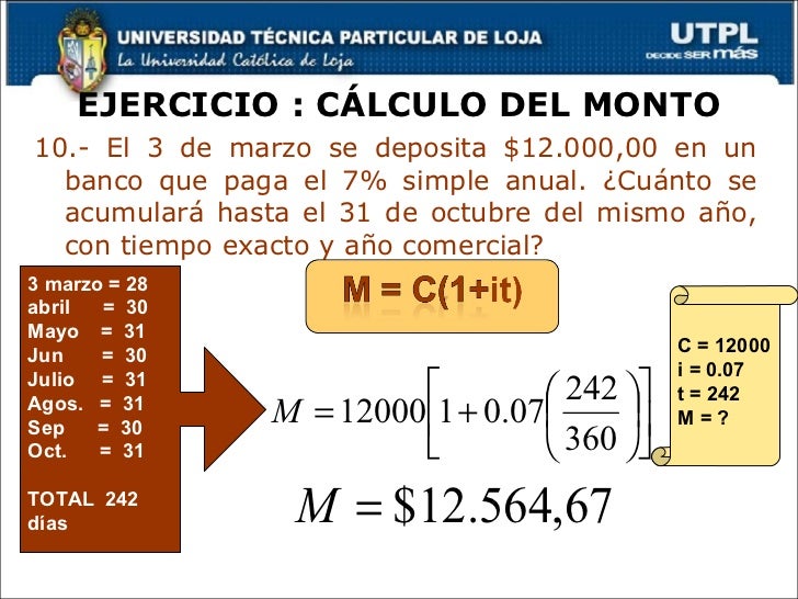 Que Es Monto En Matematica Financiera es.slideshare.net