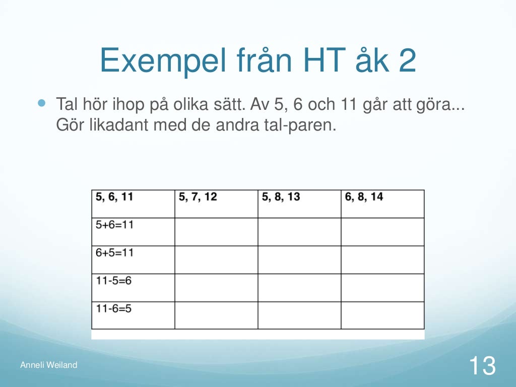 Matematik k 1 3