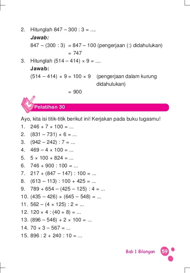 Berikut ini penulis sajikanSoal LatihanYang Di rangkum Bagi Pembaca  Matematika kelas 3 SD