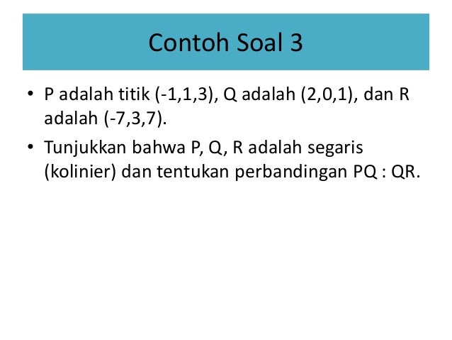 Matematika Dasar Vektor Sma