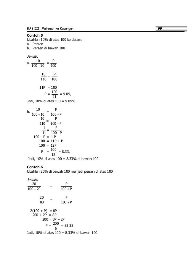 Matematika Keuangan Matematika Keuangan