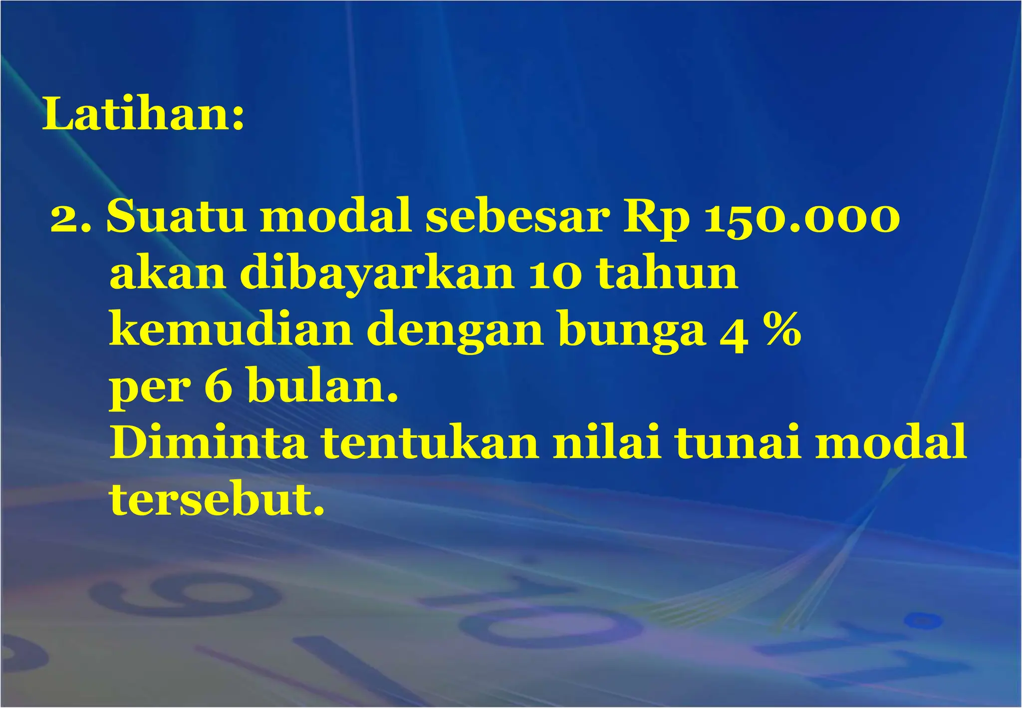 Matematika Keuangan Materi Bunga Tunggal Dan Bunga Majemuk Ppt