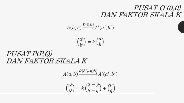 Matematika - Transformasi : Dilatasi