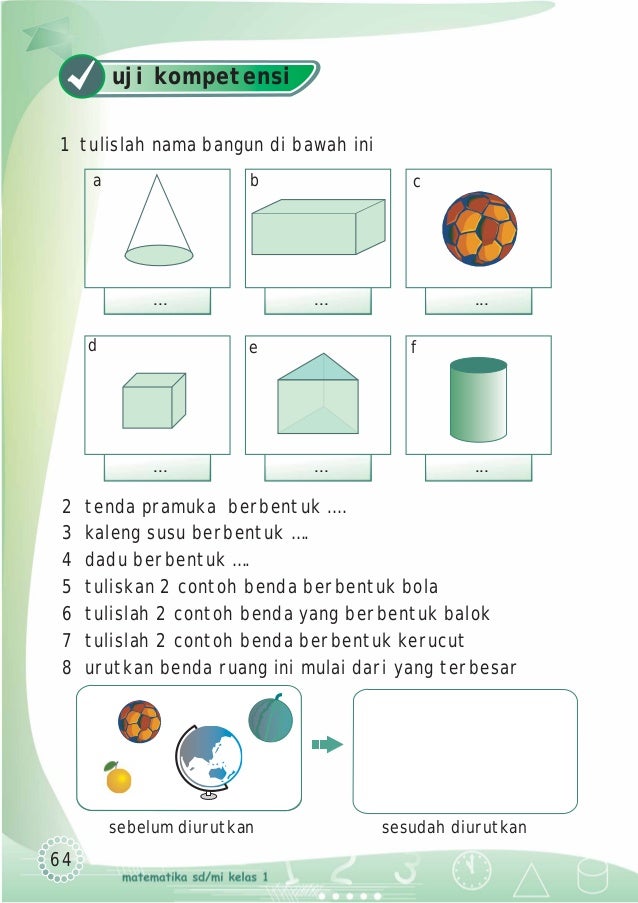 Matematika 1 untuk kelas 1 purnomosidi