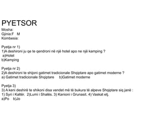 Pyetsor Hapja e nje biznesi matematika klasa 11 a | PDF
