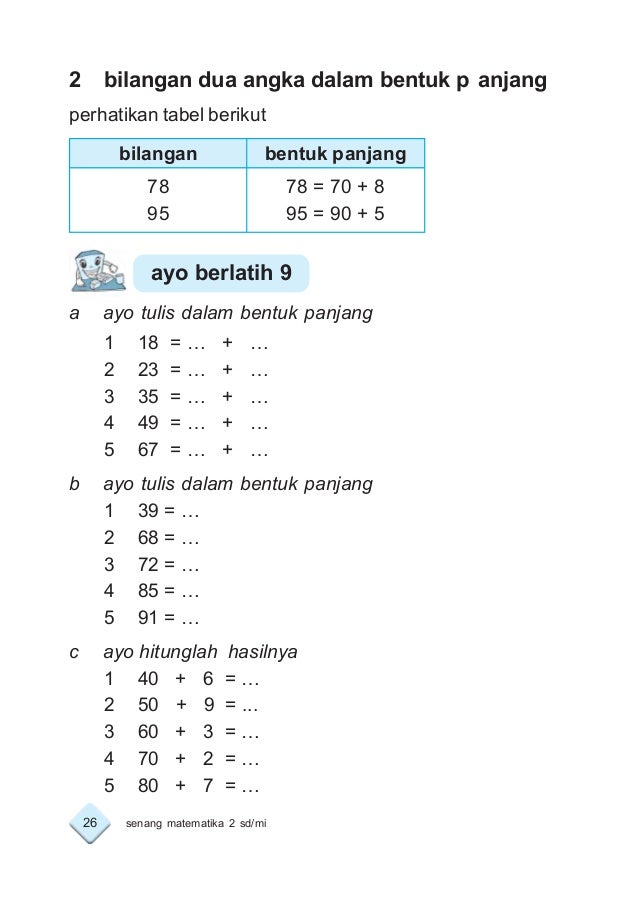 Matematika 2 Sd Matematika 2 Sd